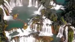 Красивые водопад