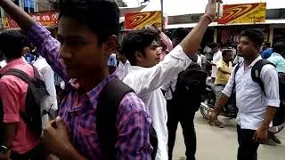Abhayāpuri college students strick