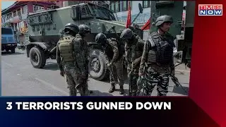 Jammu and Kashmir News: Three Terrorists Have Been Gunned Down In Pulwama | Latest News