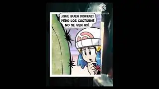 El disfraz de Cacturne #pokemoncommunity #pokemon #humor #comics #nintendo