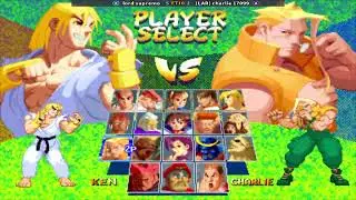 Street Fighter Alpha 2  lord supremo (BR) Vs (LAR) charlie 17099 (BR) || Play Date 18 Jan 26