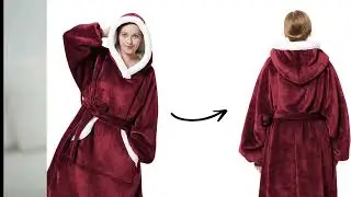 BEDSURE Oversized Wearable Blanket Hoodie