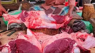 Raw Meat Cutting Fresh Everyday Meatshop #video #skills #iteam #perfect #beef #amazing #meat #mutton