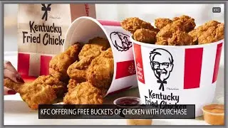KFC offering free bucket of chicken with purchase
