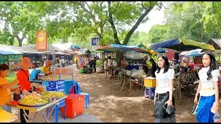 BEST Countryside Street Food in Cambodia Provinces,  Pchum Ben 2025, Rural Market, Tour, & More