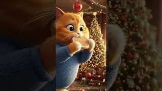 Milo's Cat Chaos: Total Christmas Destruction! 🎄😿💥 #funnycat #3danimation #cartoon #funny #cat