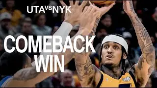 Donovan Mitchell WINDMILLS, Jazz take care of Knicks!!! | UTAH JAZZ