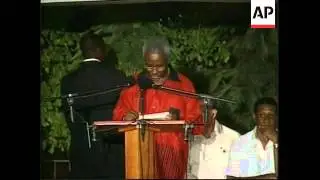 JAMAICA: KINGSTON: CUBAN PRESIDENT FIDEL CASTRO VISIT