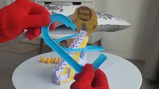 Small Duck -  ducks climbing stairs