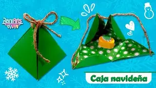 &iexcl;Crea una Caja de Regalo TRIANGULAR en Minutos! 🎁 F&aacute;cil y Elegante