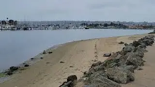 Walking Liberty Station Esplanade and Spanish Landing Trail, San Diego