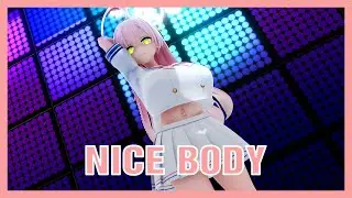 【MMD ブルーアーカイブ Blue Archive 4k 60FPS R-18】Urawa Hanako  - Nice Body #bluearchiveglobal #mmd