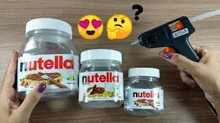 2 IDÉIAS LINDAS COM POTES DE NUTELLA 💖