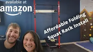 Installing an Affordable Amazon Foldable Squat Rack | Budget Home Gym Setup