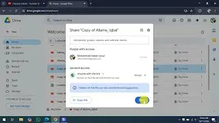 How To Give Access to a Google Drive Link