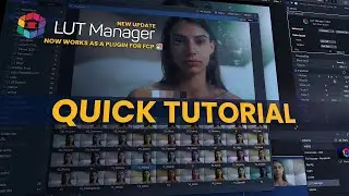 Как визуально просматривать и организовывать LUT-таблицы в Final Cut Pro &mdash; Учебное пособие по LUT...
