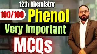 MCQs | Phenol | Alcohol Phenol and Ether | Very Important MCQs |12th chemistry|