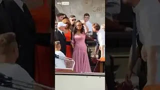 Stars depart for Bezos-Sanchez wedding