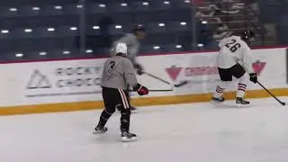 2022 NHL Draft Prospect Alec Leonard at the Niagara IceDogs Training Camp
