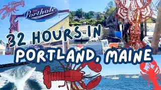 32 hrs in PORTLAND, MAINE. Time w/friends, boating Casco Bay, food & brews. My New England vacation.