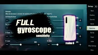 realme 6 best sensitivity | zero recoil for pubg mobile