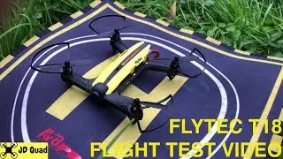 Flytec T18D Mini FPV Racing Drone Outdoor Flight Test Video