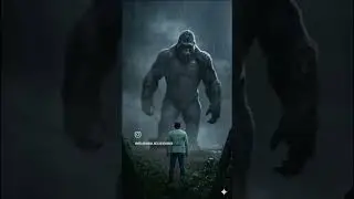 Gorilla weds big snake #funny #hulkrevenge #ironman #monkey #babymonkey