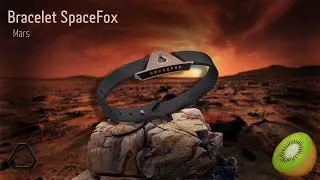 Le temps et l'espace &agrave; votre poignet - Bracelet Collision SPACEFOX Mars