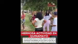 #social🚨ACTIVIDAD PARA LA INFANCIA EN QUINAMAYO!😊⚽🎊