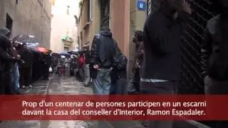Osona es manifesta en suport a Can Vies #EfecteCanVies
