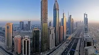 Передвигаемся между высотками Дубая - We move between skyscrapers in Dubai