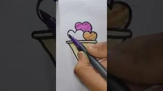 Colour mixing drawing 😍❤️ ll #artist #art #planetart #artplanet#satisfying #painting ll ❤️😍