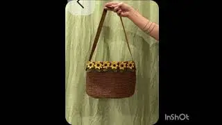 Crochet Sunflower Sling bags New Design 