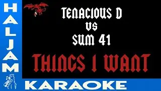 Tenacious D vs Sum 41 - Things I Want (karaoke)