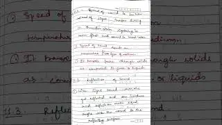 Chapter 12 &ndash; Sound #cbsenotes #chemistry #physics