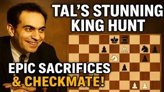 Tal&rsquo;s Stunning King Hunt: Brilliant Attack & Checkmate!