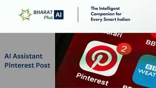 Transform Your Content Creation | BHARAT Plus AI's Pinterest Post Feature!