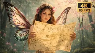 Soft Woodland Fairy Calm | AI Music Video in 4K Ultra Realistic | Fantasy Highland