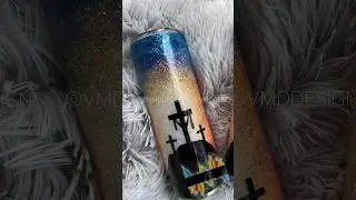 Easter Resurrection Day Tumbler Design- Full tut is available in my Easter playlist #tutorial #epoxy