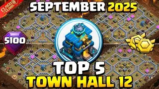 TOP 5! STRONGEST Town Hall 12 (TH12) Base Layout + Link 2025 | TH12 WAR/CWL BASE | Clash of Clans 