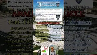 #antoniomarino #analysis #seriea #preview #match #juventus #lecce #shorts #data #stats #swot #video