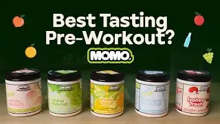 MOMO® 5 Pre-Workout Flavors Taste Test! 🍋🍇🍑