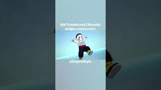 Kid Trunks and Chiaotzu unique interaction #dragonball #dragonballz #dragonballsparkingzero #shorts