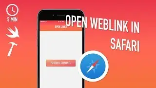 Xcode iOS Swift Programming Tutorial - How to Open Links Using Safari
