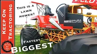 WORLD'S FASTEST MONSTER LAWN MOWER (GIE 2021)