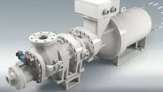Explanation of the working principle of compressor压缩机讲解展示视频