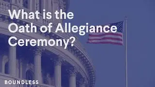 What is the Oath of Allegiance Ceremony?