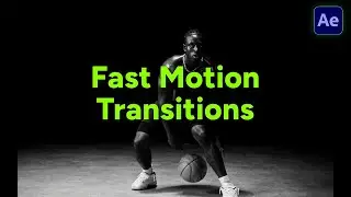 Fast Motion Transitions 2025 &ndash; FREE After Effects Template | Dynamic Editing FX #transition