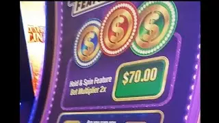 Buying 2 $70 Bonus Features on Coin Trio Piggy Burst at Winstar Casino #slots #slotmachine #casino