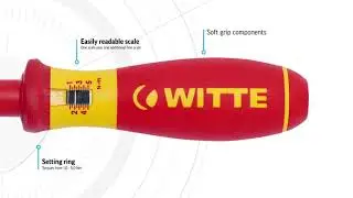 WITTE Tools PRO BITDRIVE Torque VDE EN